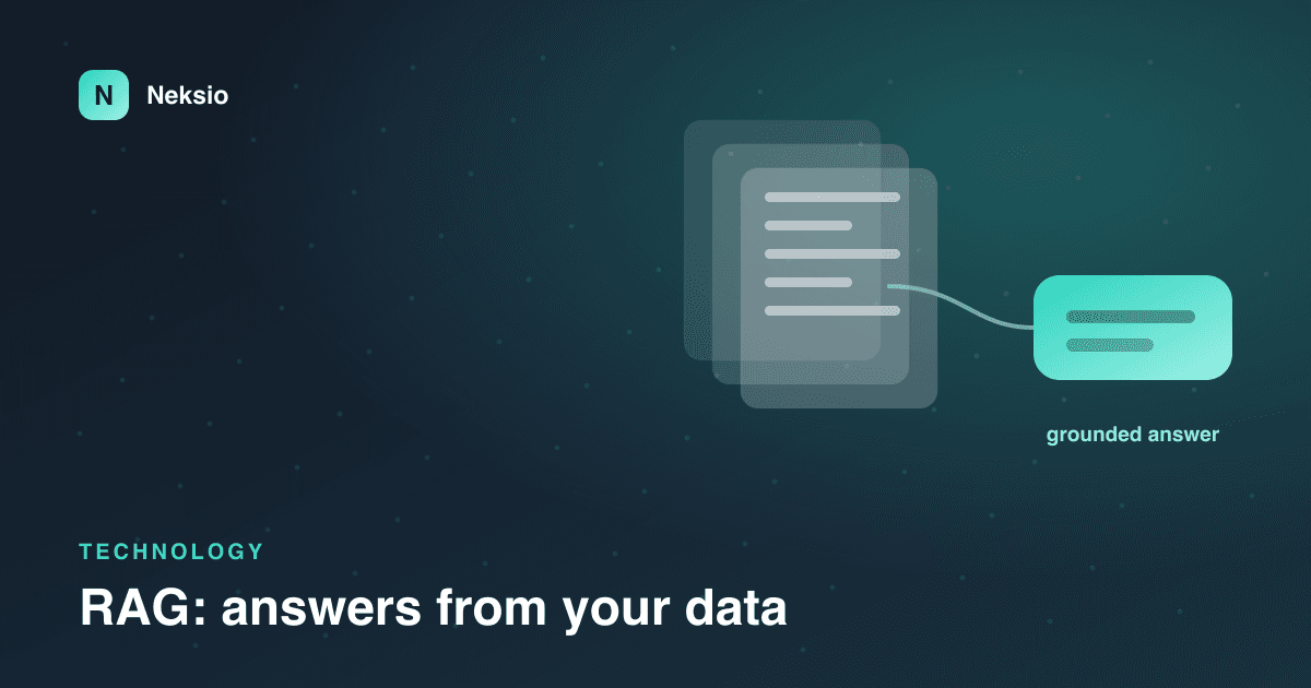 An AI agent answering from a business's uploaded documents